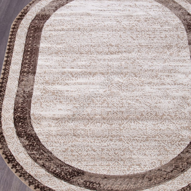 Ковер 04041B - DARK BROWN - Овал ARMINA