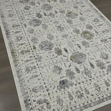 Ковер 9308C - S.WHITE / P.CREAM - Прямоугольник - коллекция LILY