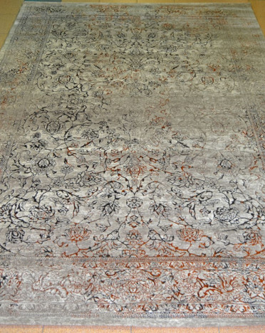 Ковер бельгийский 41043621 Patina Essence (PP Heatset Высокоплотный, серый, голубой)