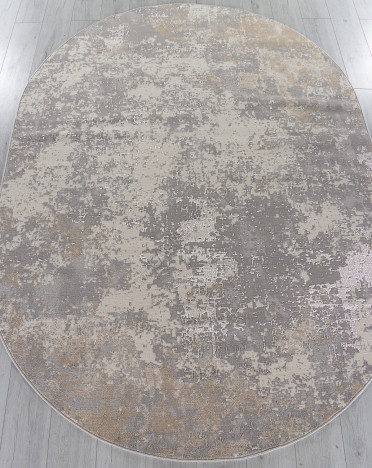 Ковер российский F163 LIMAN (Полиэстер, бежевый, серый, разноцветный)