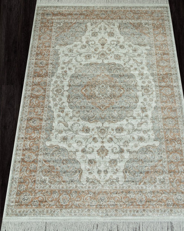 Ковер бельгийский 917600-6919 ROYAL PALACE (Вискоза, серый, терракотовый)