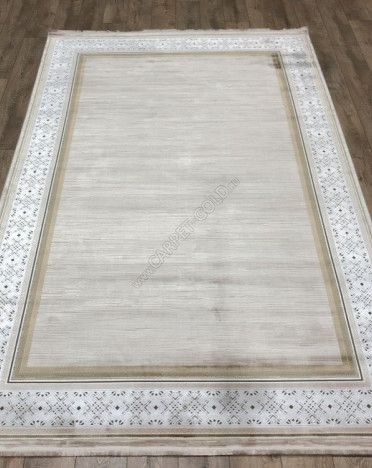 Ковер турецкий 7281E DIORA LONDON (Бамбуковый шелк, бежевый)