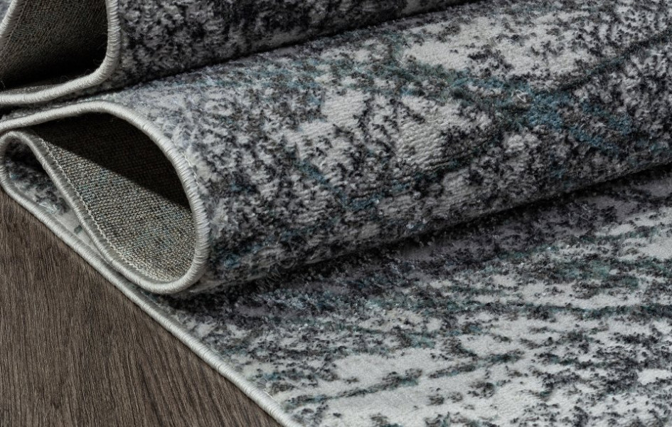 Ковер 02474H - BLUE / GREY - Прямоугольник - коллекция SAFARI