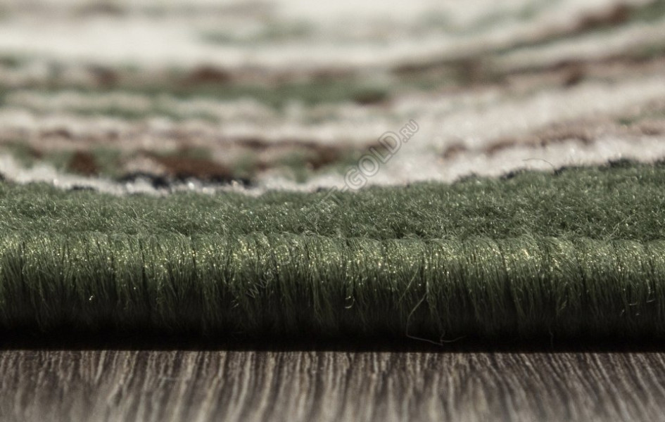 Ковер D285 - GREEN - Овал - коллекция GAVANA